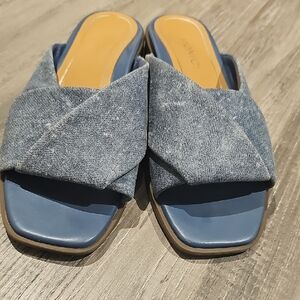 Vionic Denim Blue Women's Mules